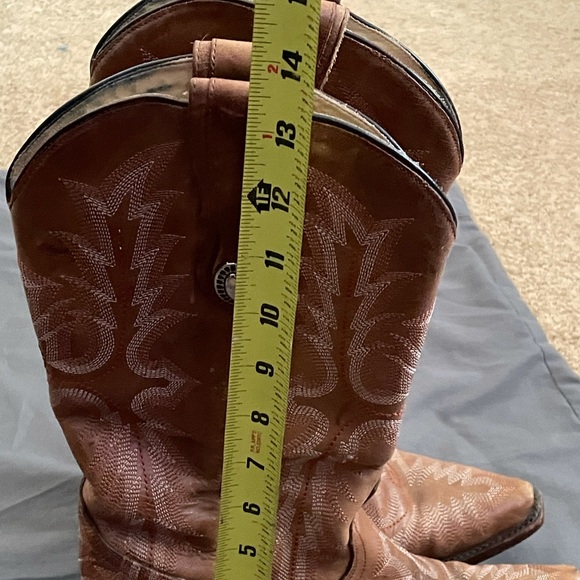 CORRAL Picasso Cognac Full Stitch Boots 7.5 W - Picture 3 of 11